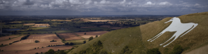 Photo of Uffington white horse in Wiltshire